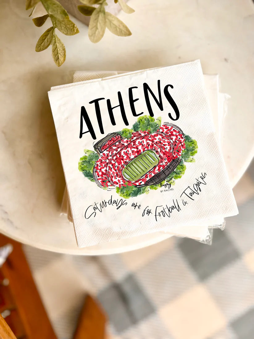 Happy by Rachel - Tailgate Napkins - Athens - Findlay Rowe Designs