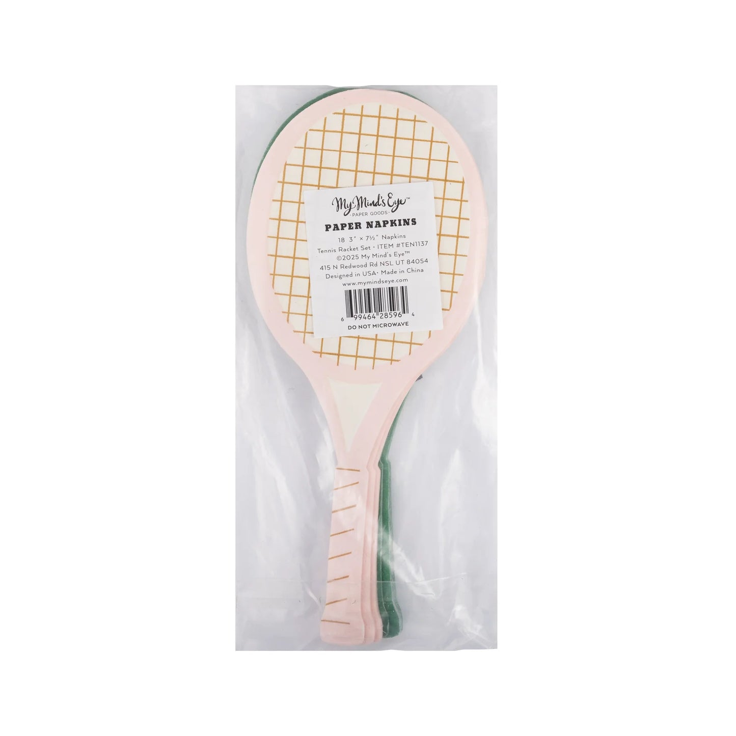 Luncheon Napkin - Tennis Racquet