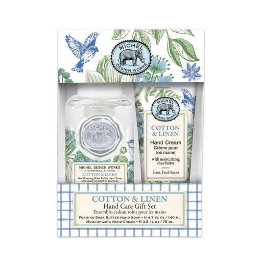 Michel Design Works - Hand Care Gift Set - Cotton & Linen - Findlay Rowe Designs