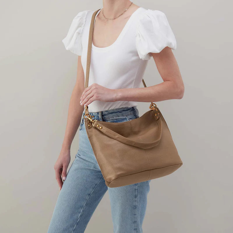 Hobo - Pier Shoulder Bag - Pebbled Leather - Cedar Sagebrush - Findlay Rowe Designs
