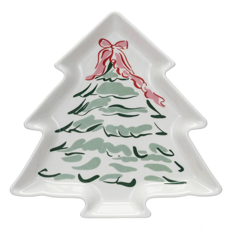 Plate - Stoneware Christmas Tree - Findlay Rowe Designs