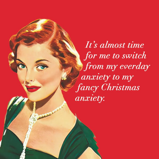 Cocktail Napkins - Christmas Anxiety