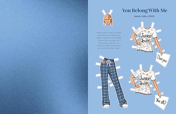 Dress Up Taylor: A Taylor Swift paper doll book featuring her iconic eras - Findlay Rowe Designs