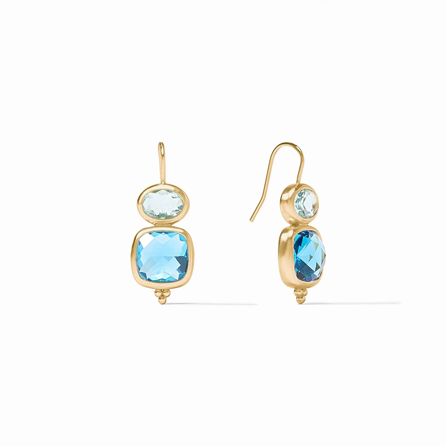 Julie Vos - Earring - Kaleidoscope  - Bahamian Blue
