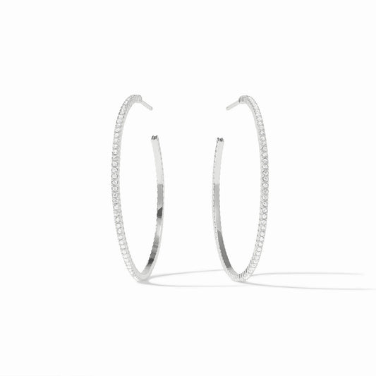 Julie Vos - Earring - Silver - Windsor Hoop - Large - Findlay Rowe Designs