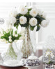 Austin Rose Stem - 24 Inch White Real Touch - Findlay Rowe Designs