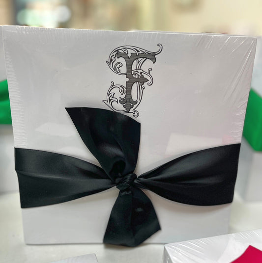 The French Bee - Initial Slab - Black - Findlay Rowe Designs