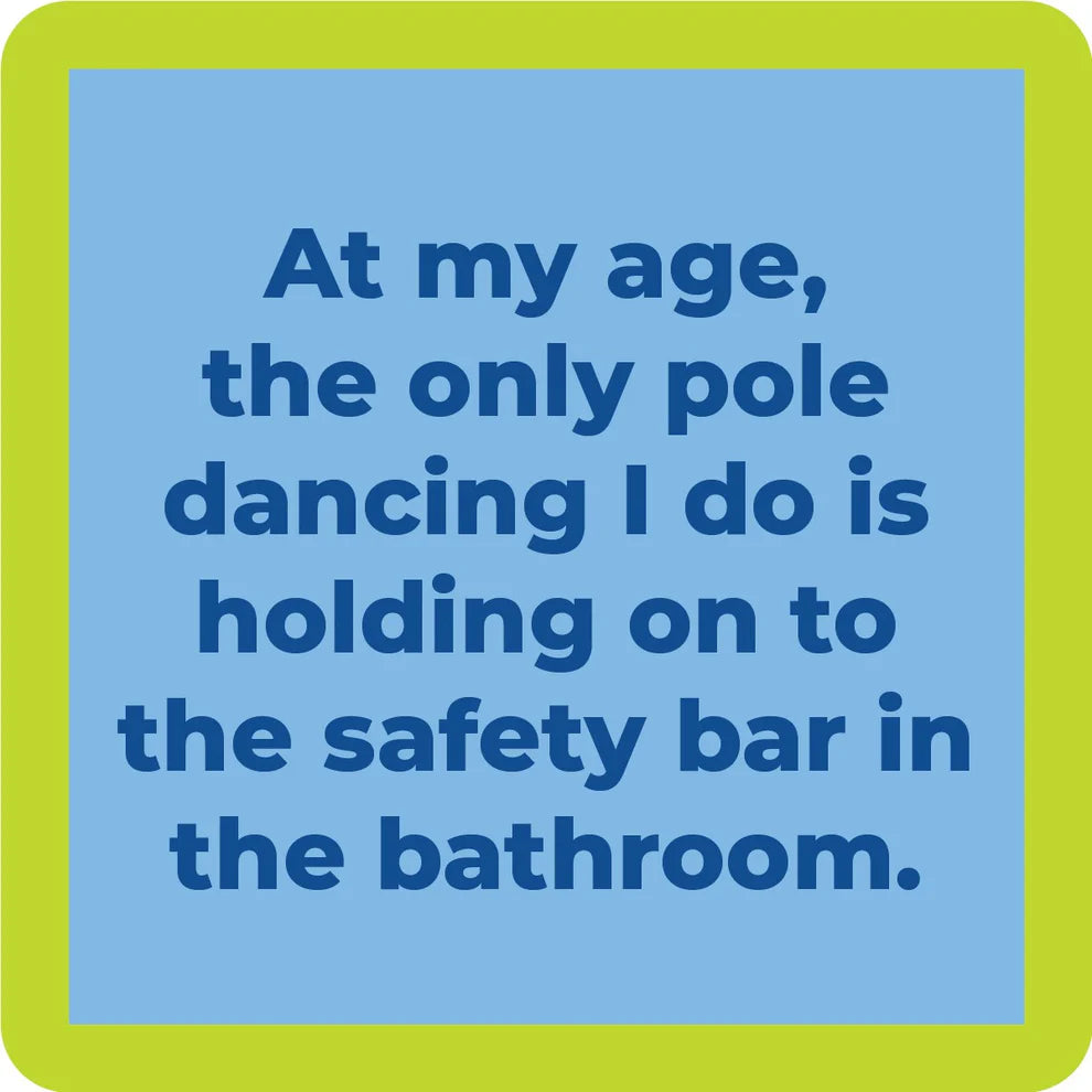 Drinks on Me Coaster - Pole Dancing - Findlay Rowe Designs