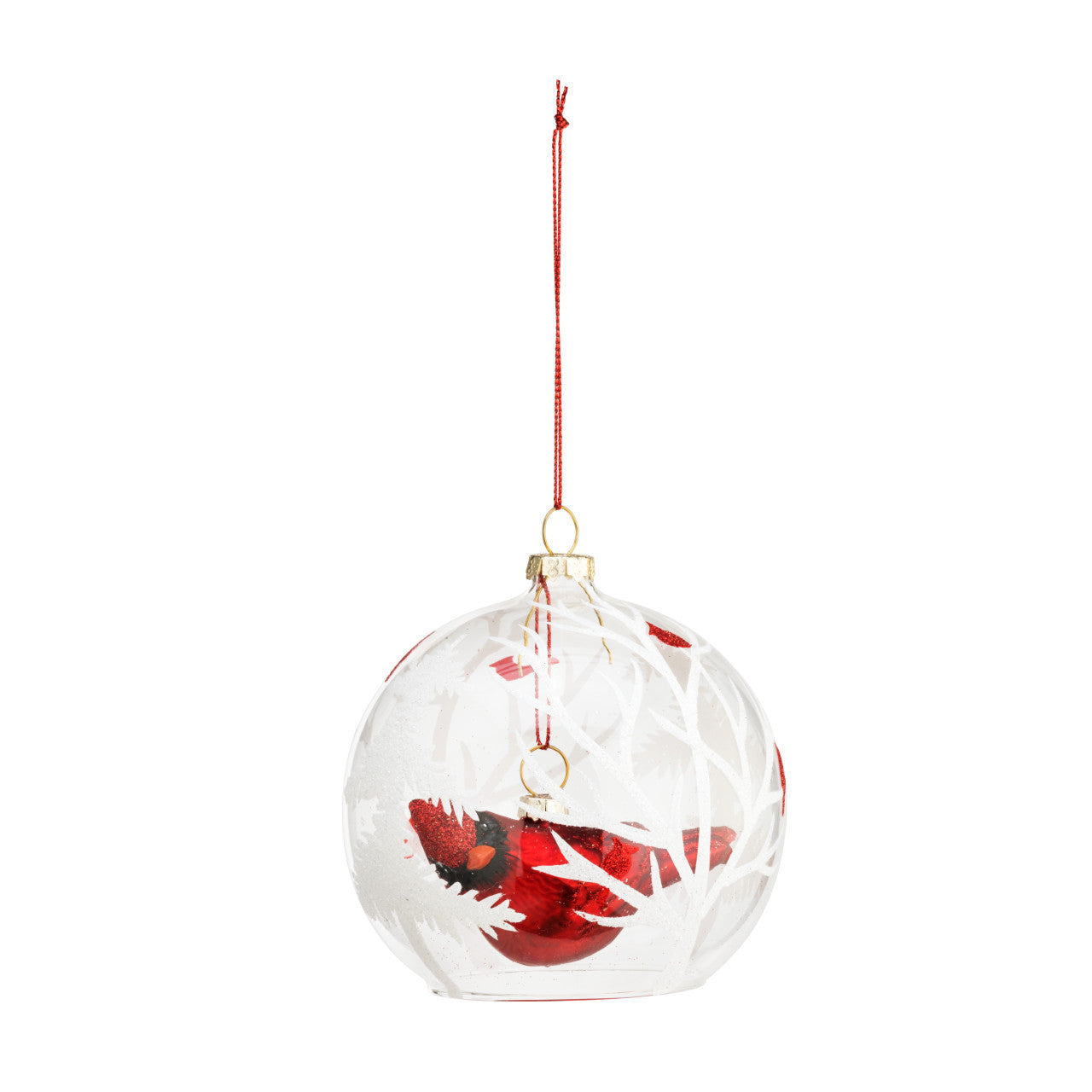 Ornament - Glass Enclosed Cardinal - Findlay Rowe Designs
