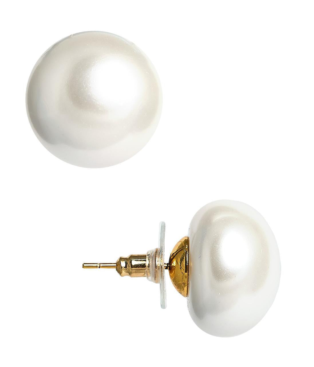 Lisi Lerch - Earring - 18mm Barrett Pearl Studs - Meeghan Mullin x Lisi Lerch Collection - Findlay Rowe Designs