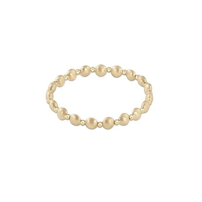 Enewton - Extends - Honesty Gold Grateful Pattern 6mm Bead Bracelet