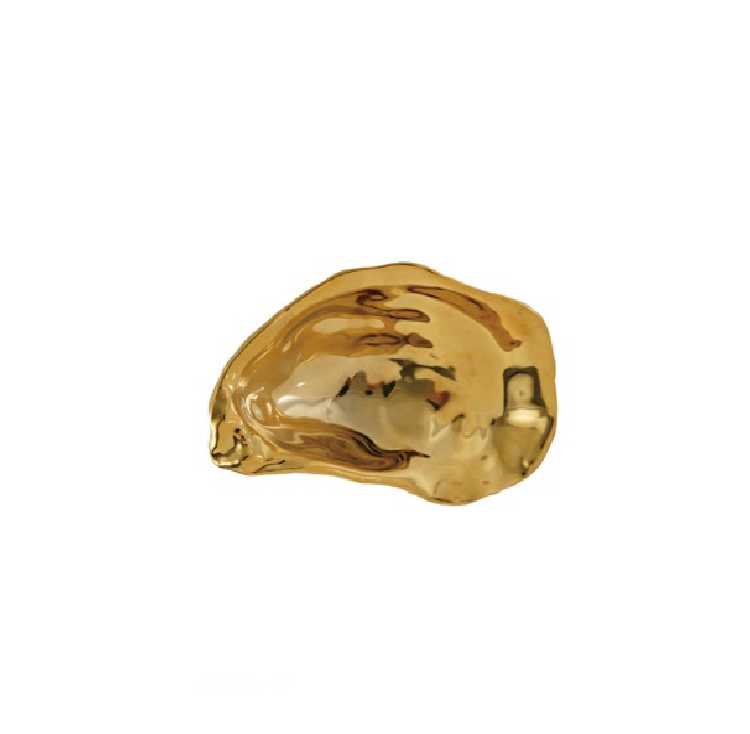 Bowl - Oyster Shell - Ceramic - Gold - Findlay Rowe Designs