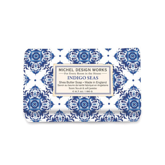 Michel Design Works - Travel Bath Soap Bar - Indigo Seas - Findlay Rowe Designs