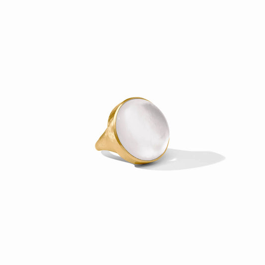 Julie Vos - Ring - Solara Statement - Iridescent Clear Crystal - Size 9 - Findlay Rowe Designs