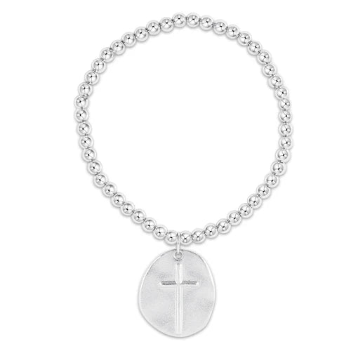 Enewton - Classic Sterling 4mm Bead Bracelet - Inspire Sterling Disc - Findlay Rowe Designs