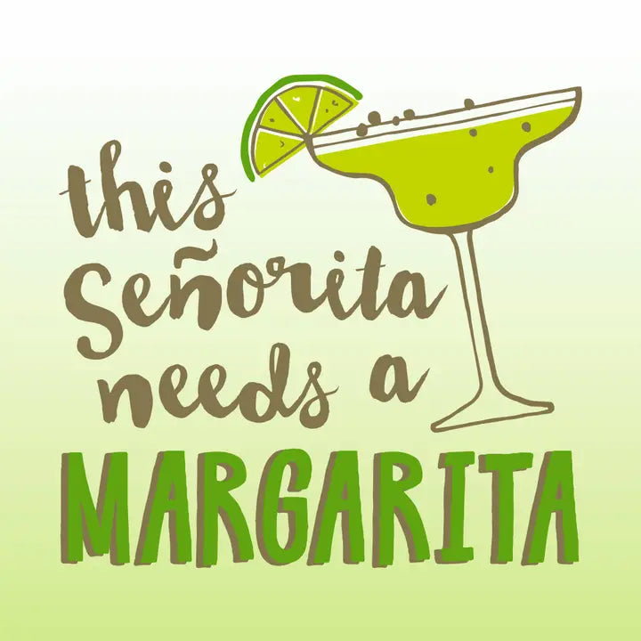 Napkin - Cocktail - This Senorita Needs a Margarita - Findlay Rowe Designs
