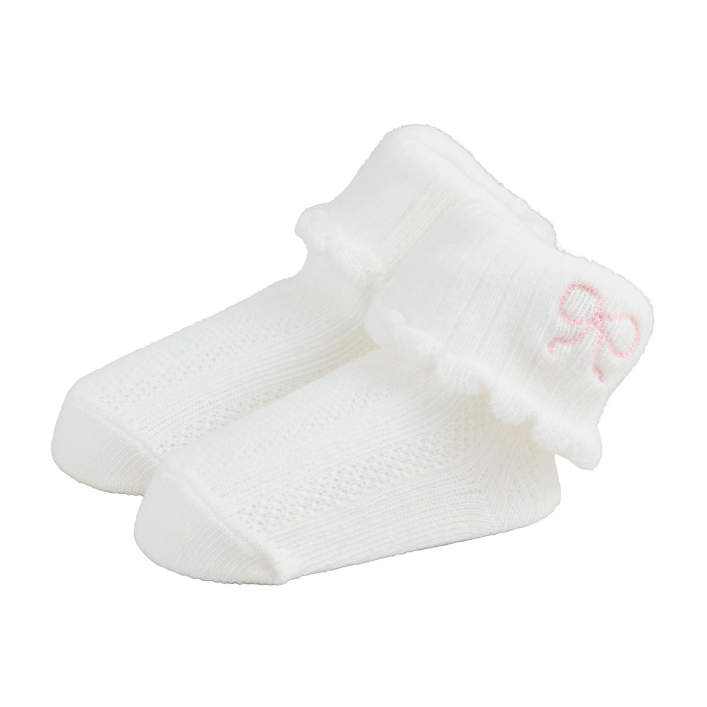 Mud Pie - Baby - Socks Pink Bow - Findlay Rowe Designs
