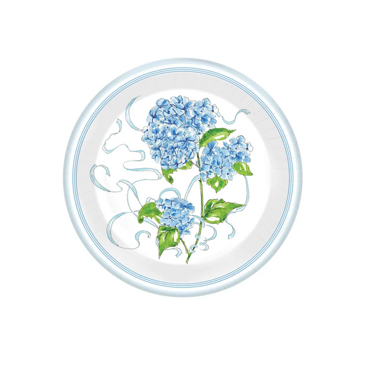 Rosanne Beck - 10.5 Paper Plate - Hydrangea Allover - Findlay Rowe Designs