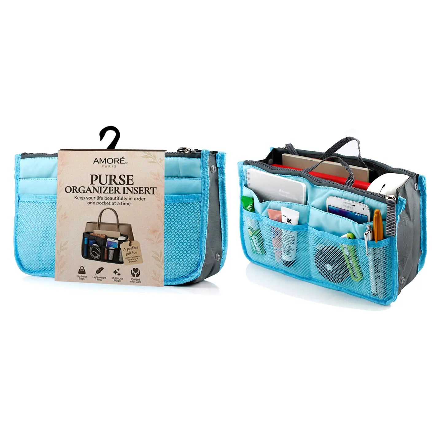Travel Tote Purse Organizer - Findlay Rowe Designs