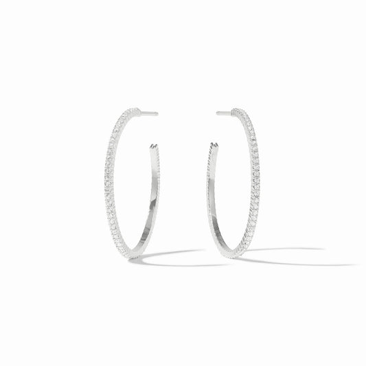 Julie Vos - Earring - Silver - Windsor Hoop - Medium - Findlay Rowe Designs