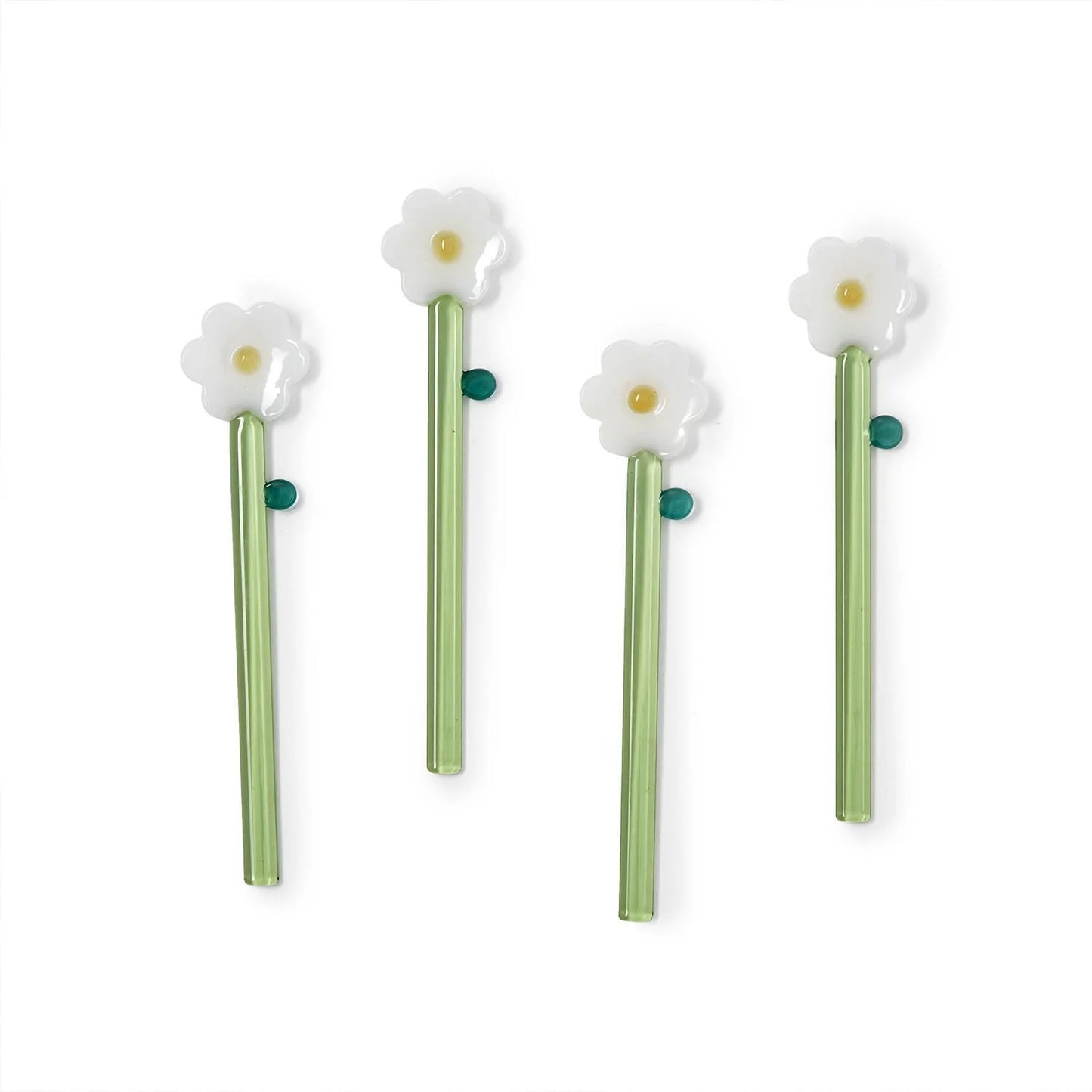 Cocktail Stir Stick Set 4 - Daisy - Findlay Rowe Designs