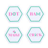 Paper Coasters in Gift Box - Let's Mahj - Findlay Rowe Designs