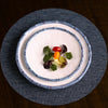 Beatriz Ball - Salad Plate - VIDA Bamboo - White and Blue - Findlay Rowe Designs