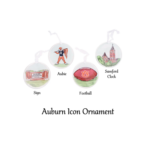 Glory Haus - Icon Ornament - Auburn
