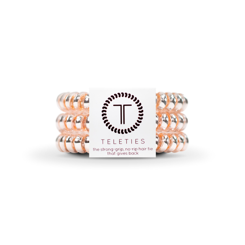 Teleties - Small Hair Ties - Millennial Pink - Findlay Rowe Designs