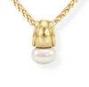 Natalie Wood - Necklace - Midnight Tide Pendant - Gold Pearl - Findlay Rowe Designs