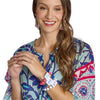 Bracelet - Stretch Mahjong Pagoda Party - Findlay Rowe Designs