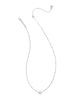 Kendra Scott - Mini Elisa Satellite Short Pendant Necklace Silver Ivory Mother Of Pearl - Findlay Rowe Designs