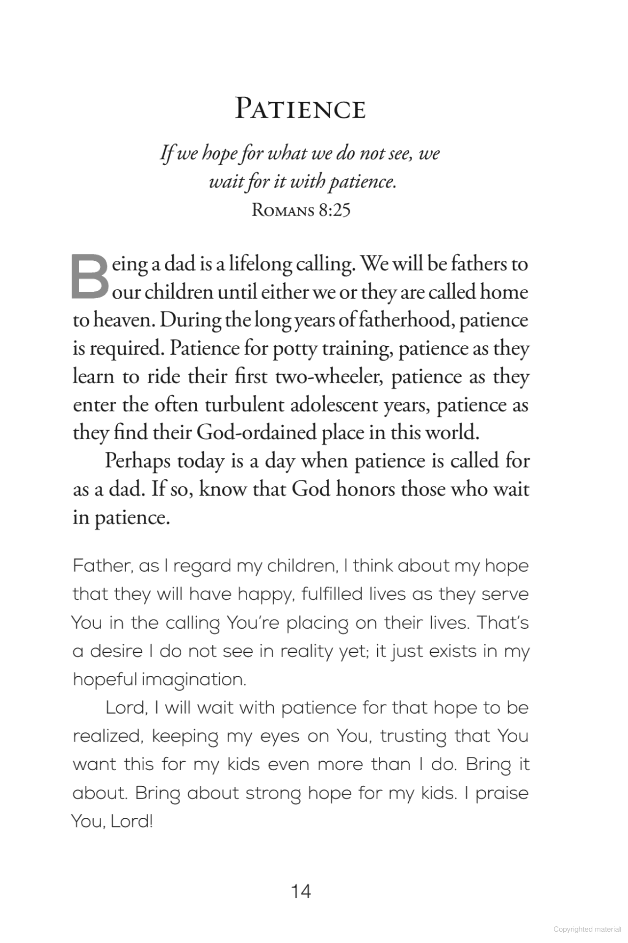 One-Minute Prayers for Dads - Findlay Rowe Designs