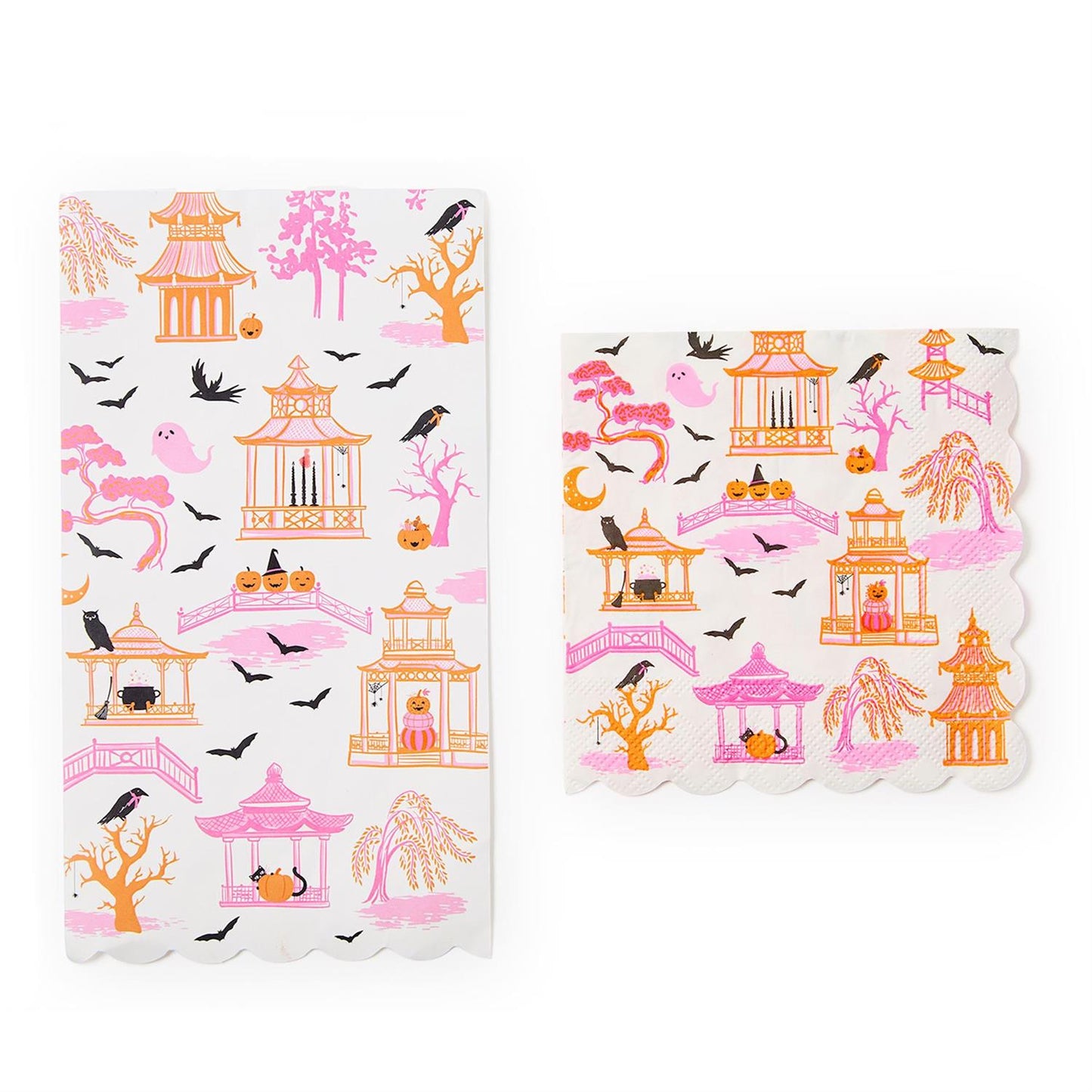 Cocktail Napkin - Haunted Pagoda - Findlay Rowe Designs