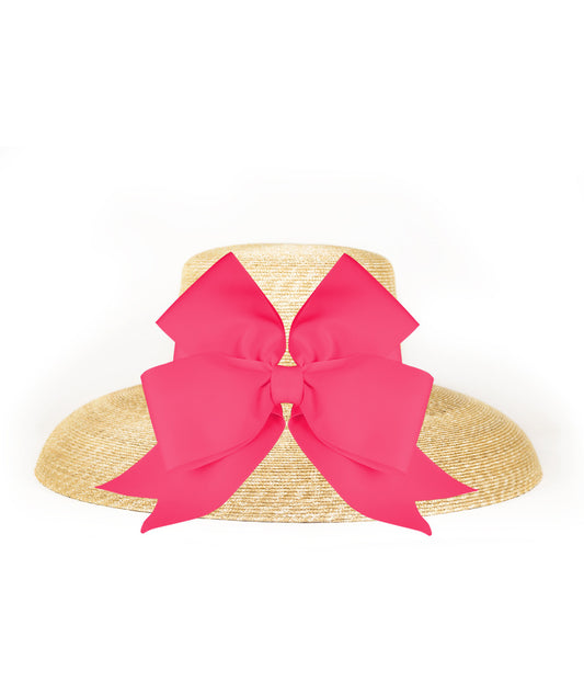 Lauren Hat - Hot Pink - Fluffy Bow