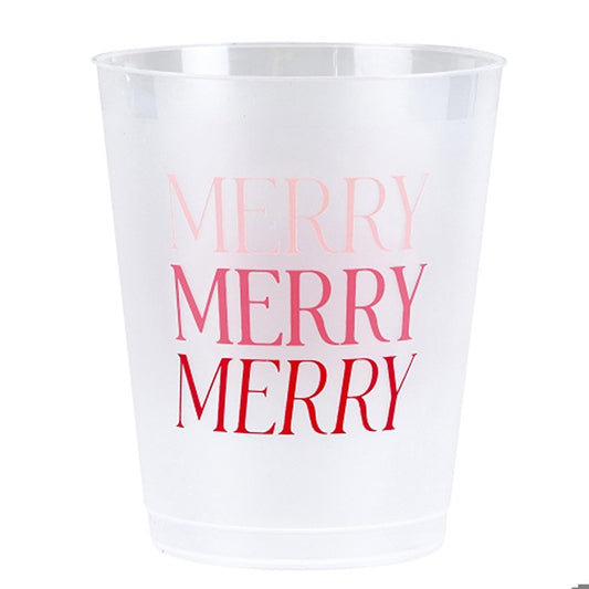 Slant - Frost Party Cups - 16oz Merry Merry