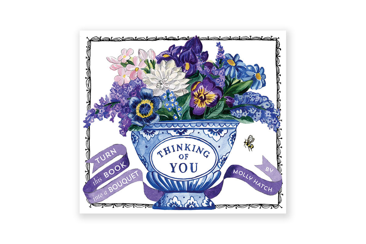 Thinking of You (uplifting edition) Turn this Book into a Bouquet - Findlay Rowe Designs