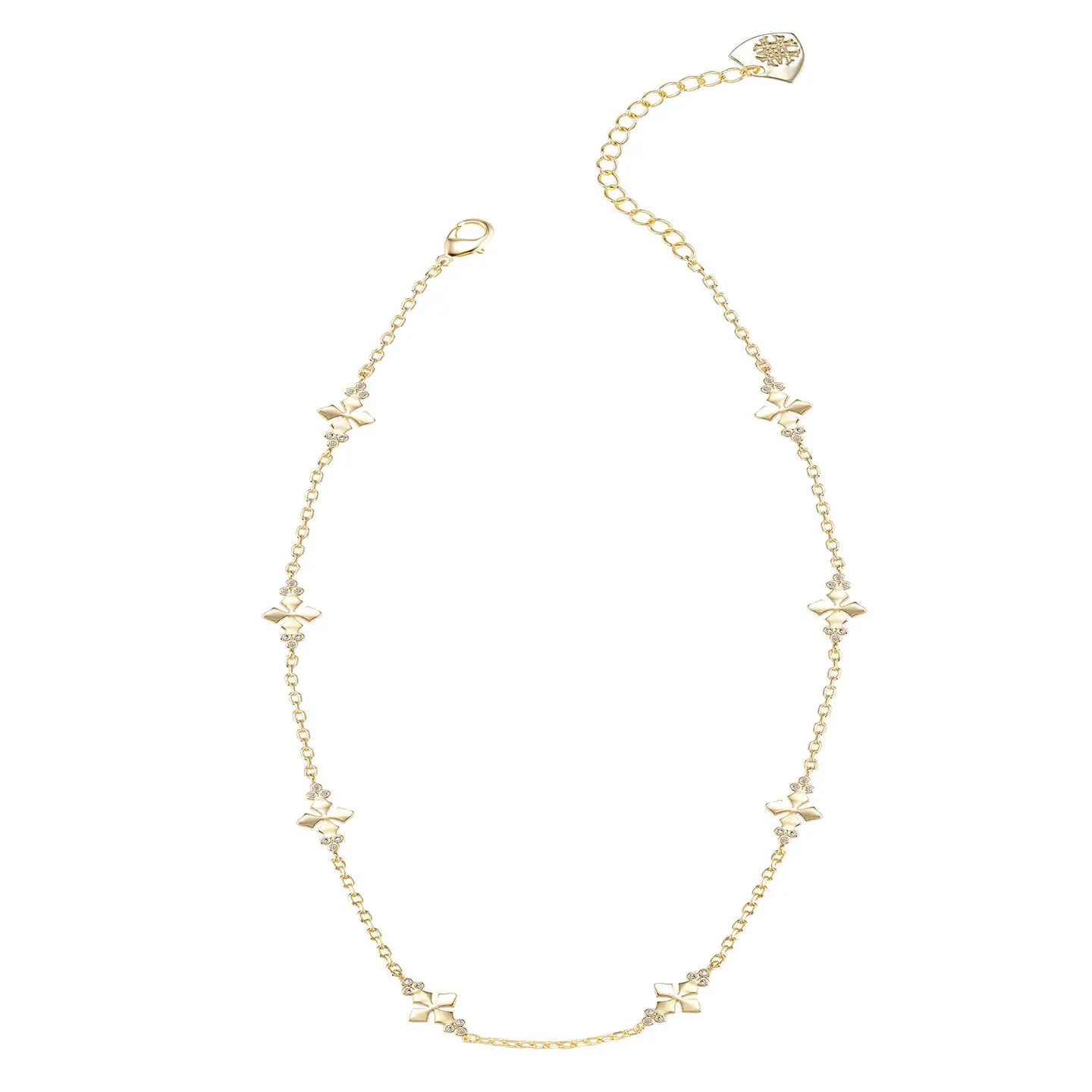Natalie Wood - Necklace - Believer Cross Mini - Gold - Findlay Rowe Designs