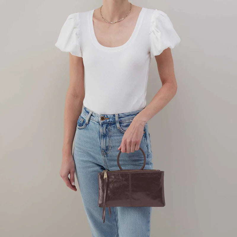 Hobo - Sable Crossbody - Polished Leather Hearthstone