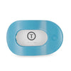 Teleties - Flat Round Hair Clip - Summer Sky - Medium