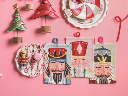 Mud Pie - Christmas - Nutcracker Towels