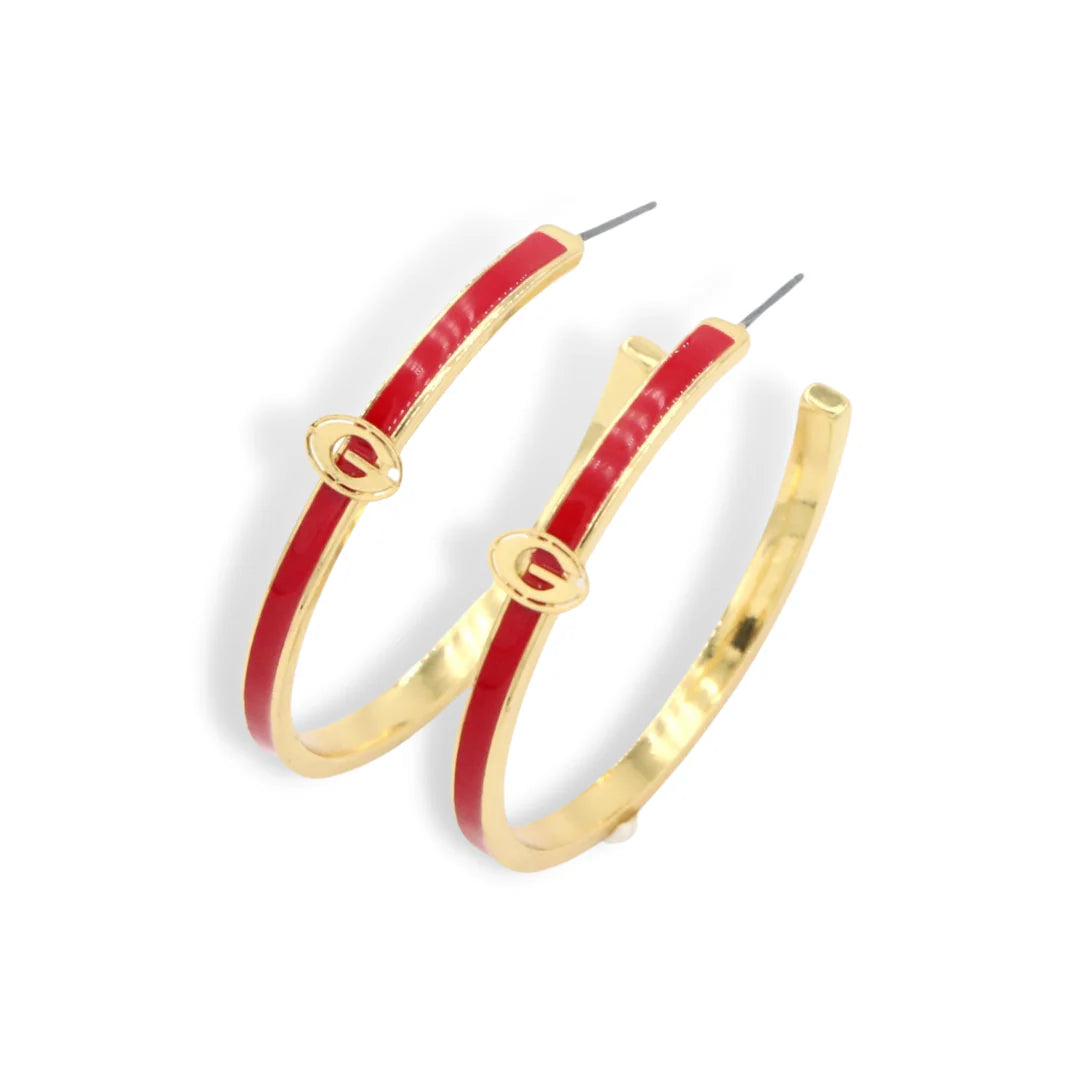 Brianna Cannon - Hoop Earring - Power G UGA - Findlay Rowe Designs
