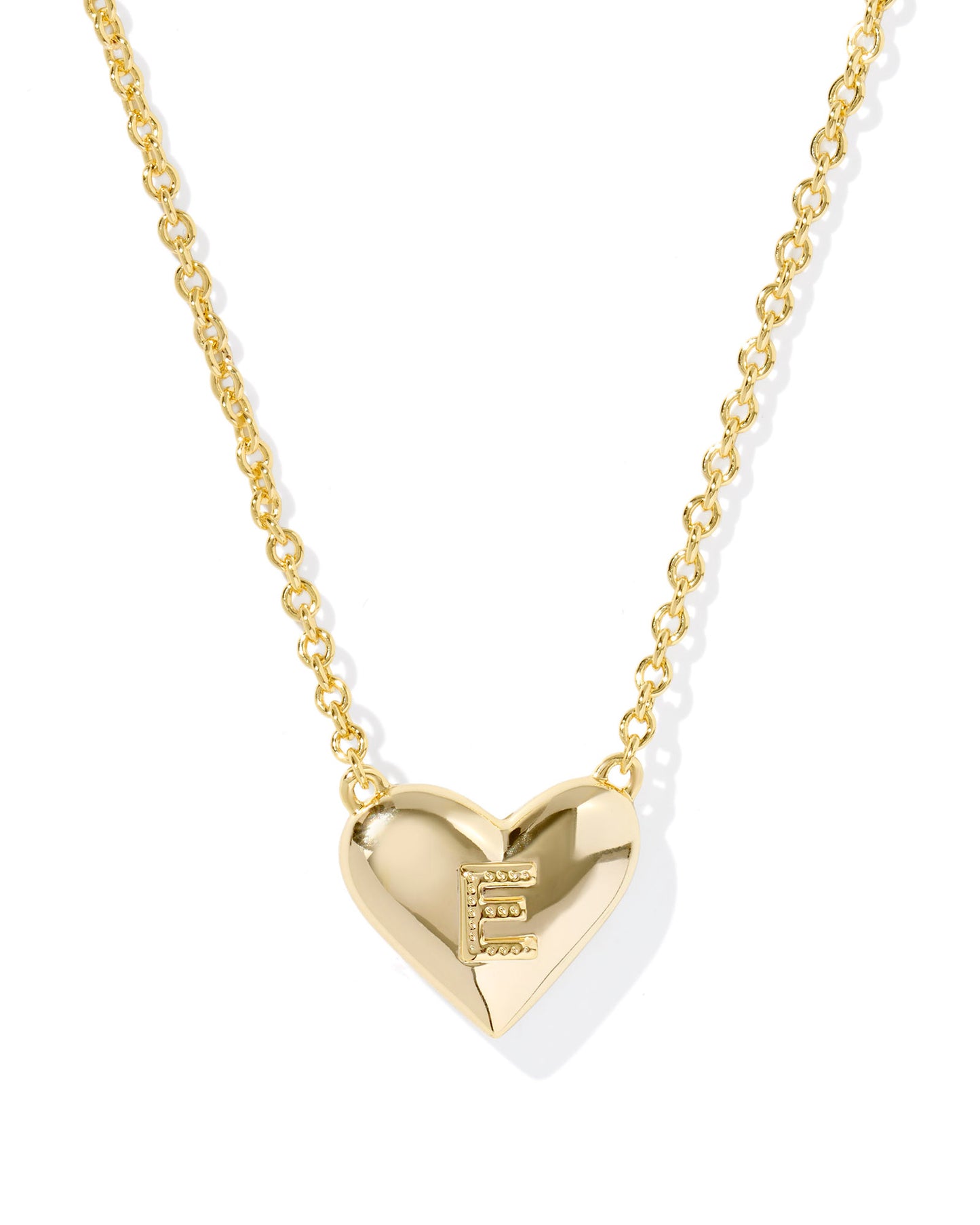Kendra Scott - Necklace - Ari Heart Letter - Gold Short Pendant
