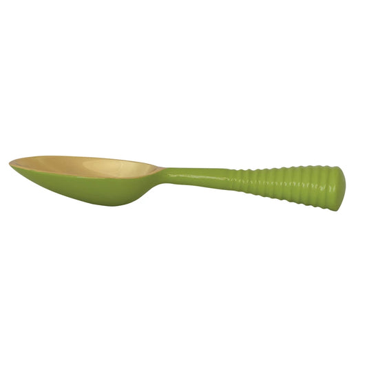 Ice Scoop - Ribbed Handle - Gold Green - Findlay Rowe Designs