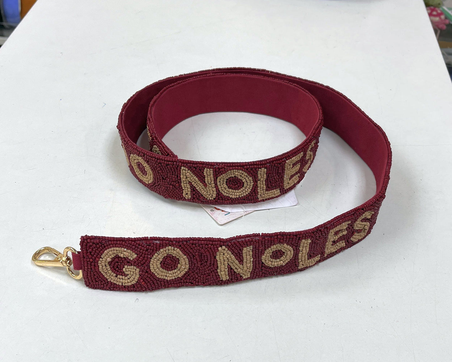 Beaded Collegiate Strap - Go Noles - Findlay Rowe Designs