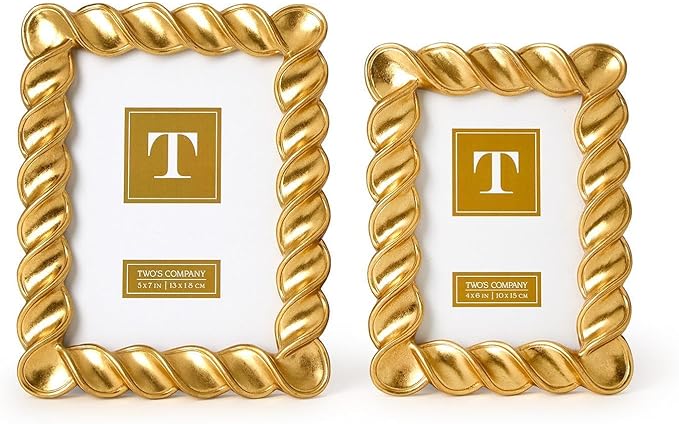 Frame - Spiral Twist Gold Leaf