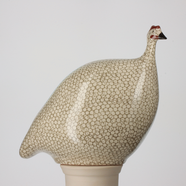 Guinea Fowl - Small - White Speckled Gray - Findlay Rowe Designs