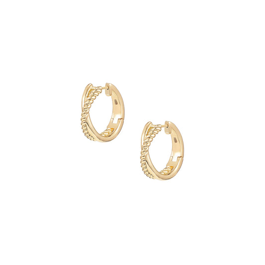 Natalie Wood - Earrings - Legacy Mini Hoop - Gold - Findlay Rowe Designs