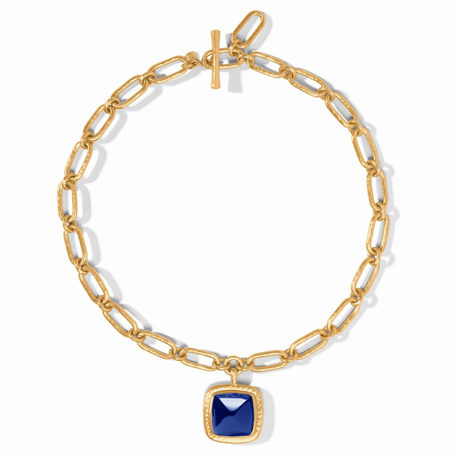 Julie Vos - Necklace - Sahara Statement - Iridescent Sapphire Blue - Findlay Rowe Designs