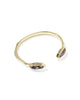Kendra Scott - Bracelet - Ophelia Gold Cuff - Abalone Shell - Findlay Rowe Designs